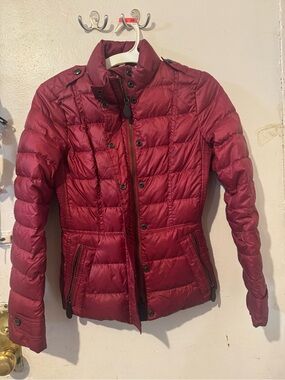 BURBERRY BRIT DALESBURY Bright Quilted Check Down Puffer XS